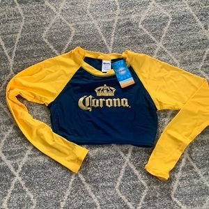 Corona crop top- NWT